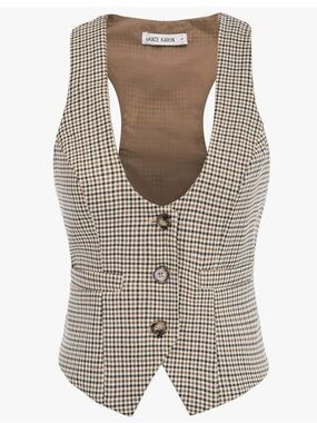 Grace Karin - Women's Dressy Casual Vest Waistcoat - L